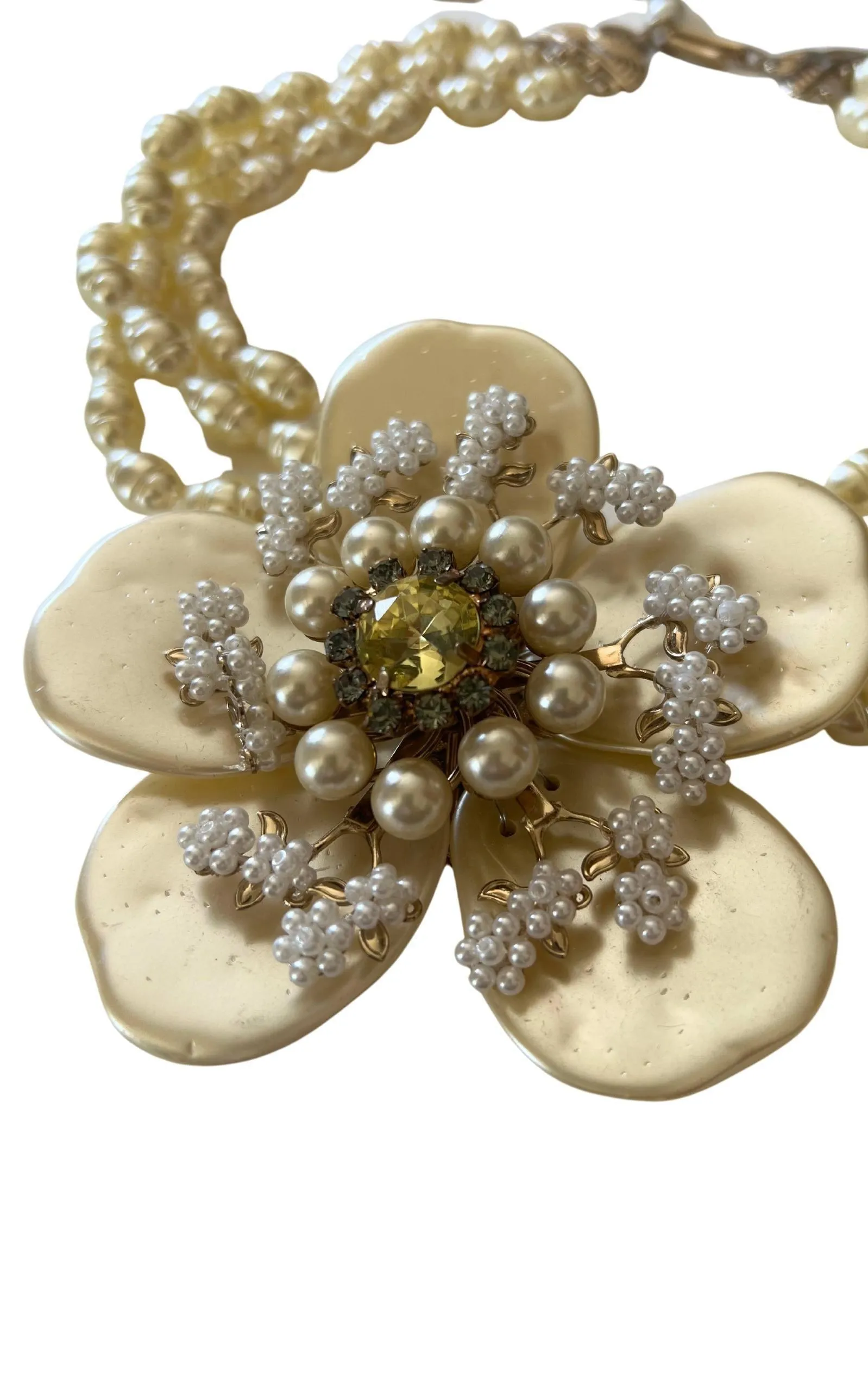 Pearl Flower Necklace