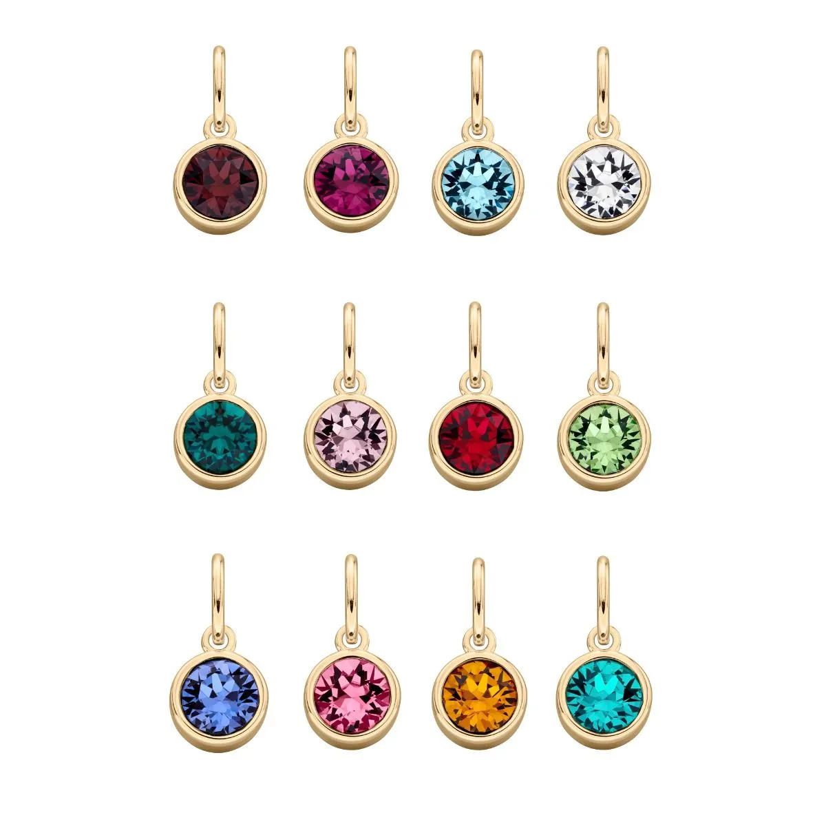 Personalised Gold Birthstone Necklace