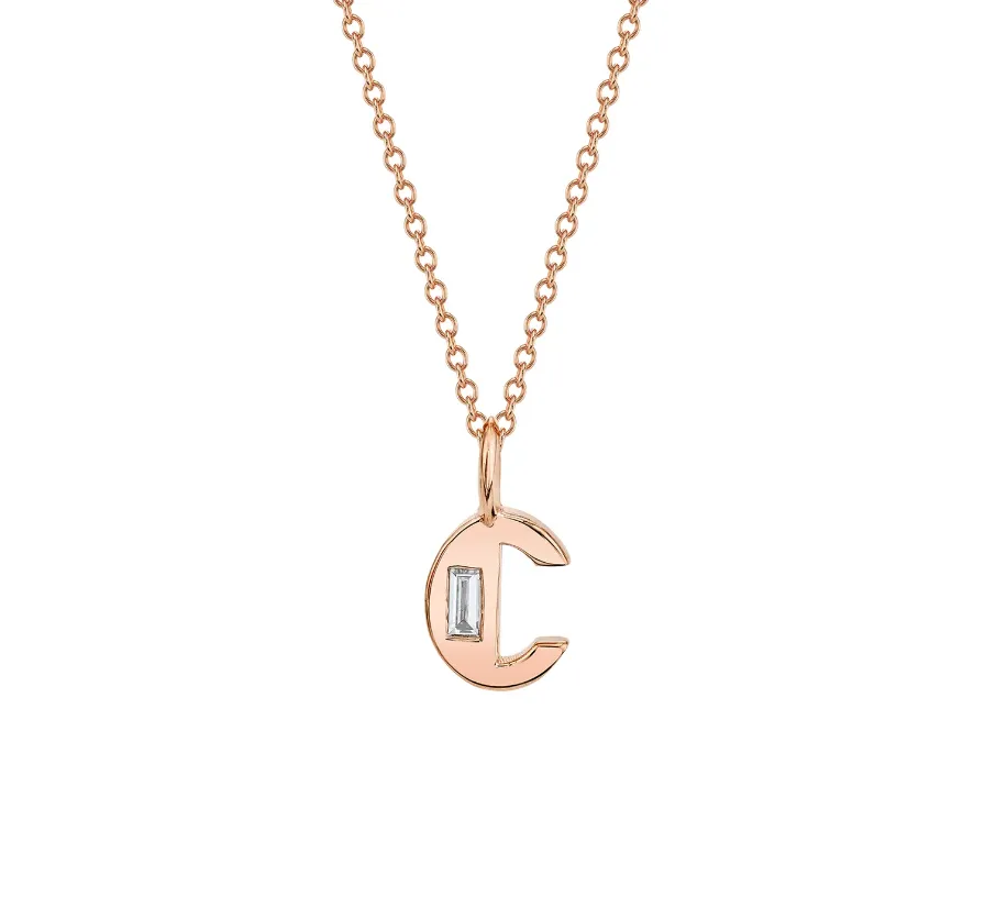 Petite Deco Initial 18" Necklace