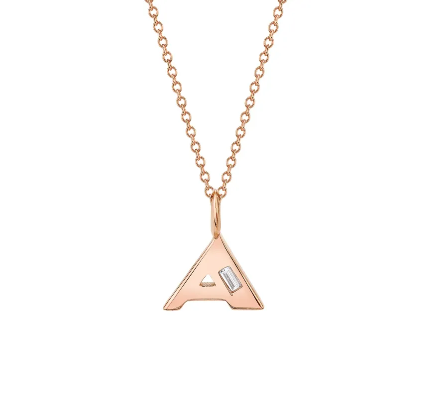 Petite Deco Initial 18" Necklace