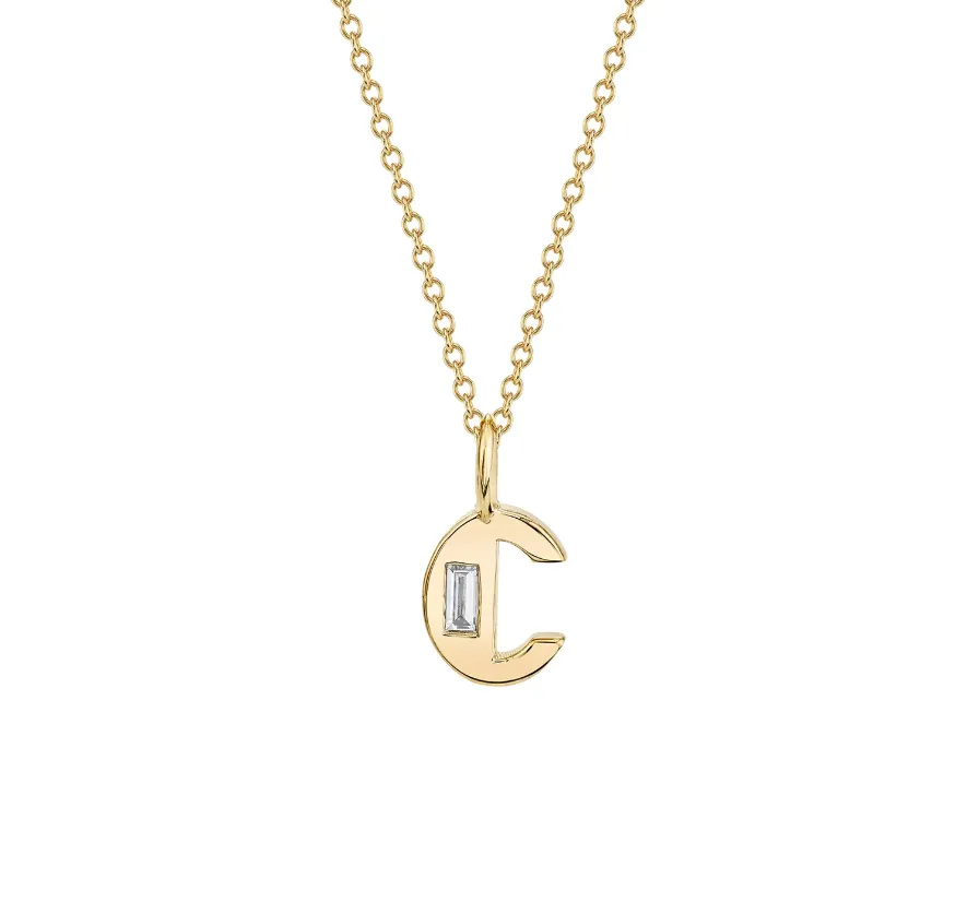 Petite Deco Initial 18" Necklace