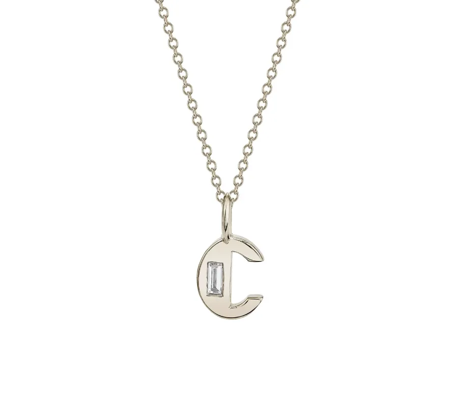 Petite Deco Initial 18" Necklace
