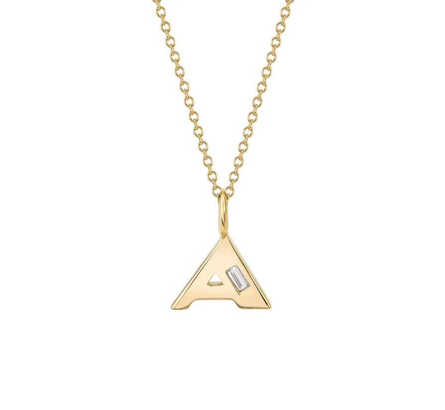 Petite Deco Initial 18" Necklace