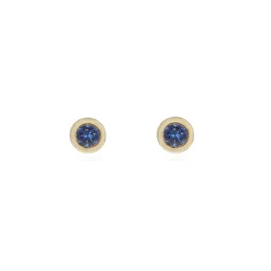 Petite Sapphire Stud Earrings