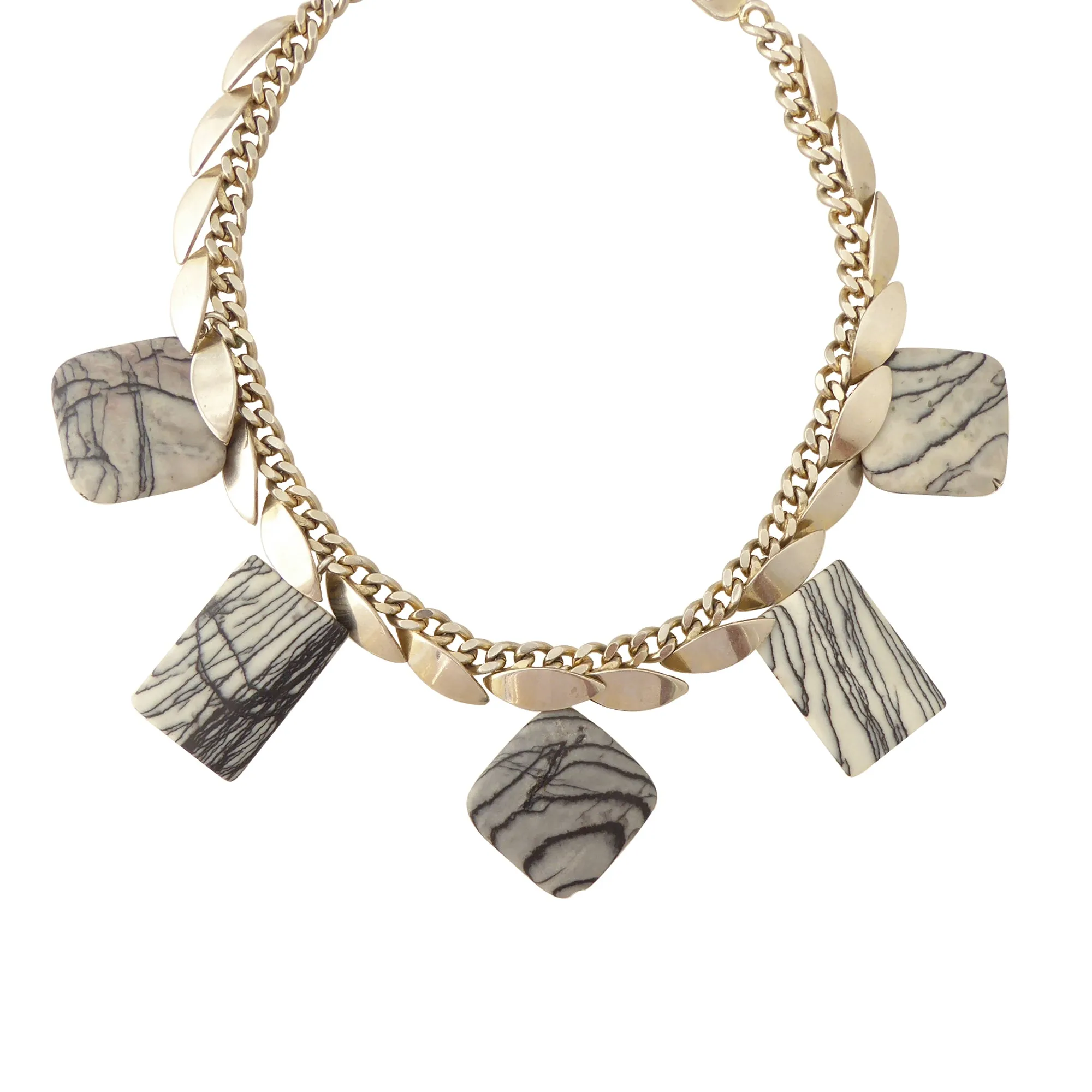 Picasso jasper necklace