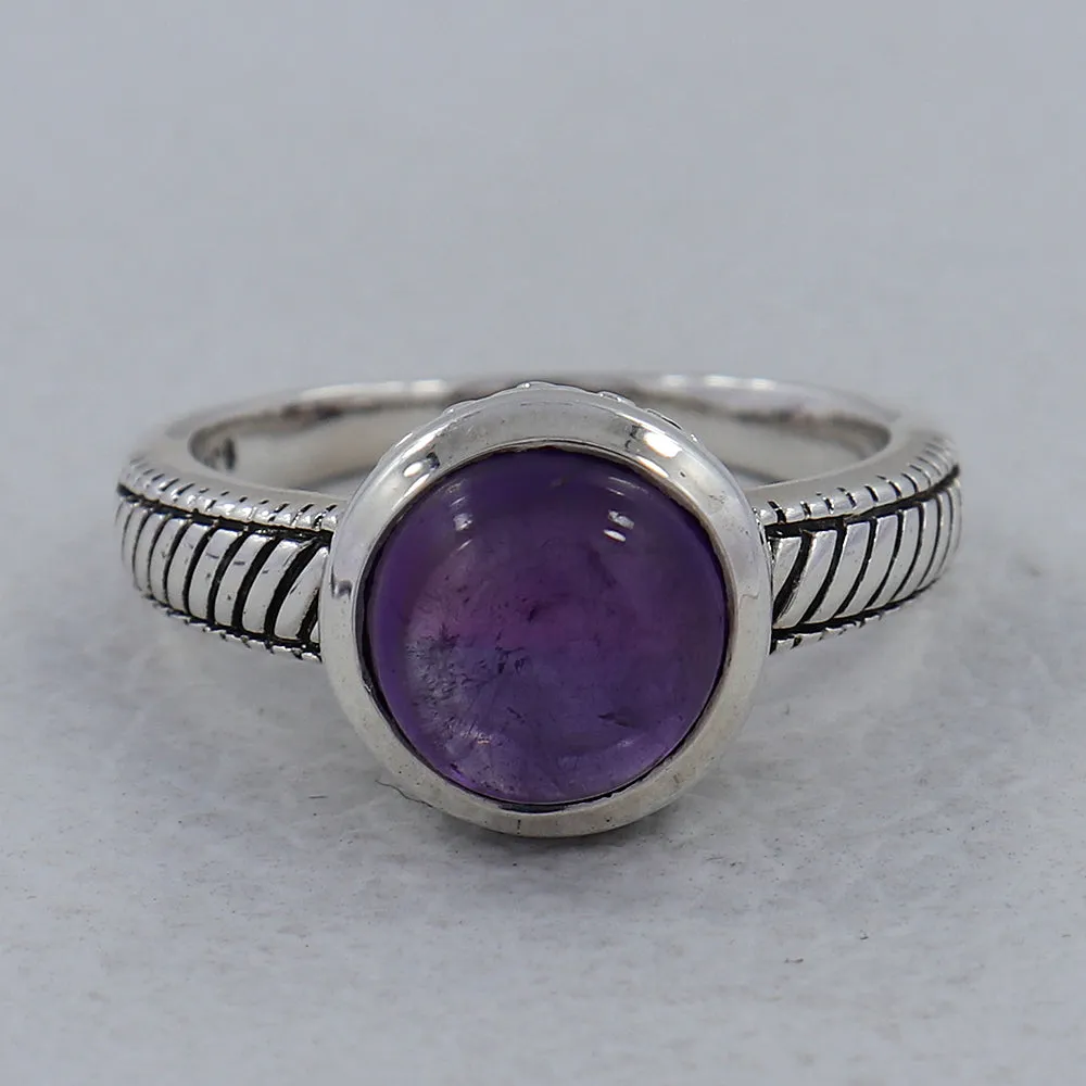 Pink Opal Silver Rings