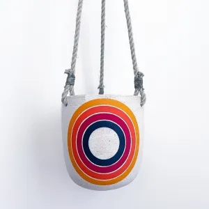 Planter Hanging: Rings Rainbow