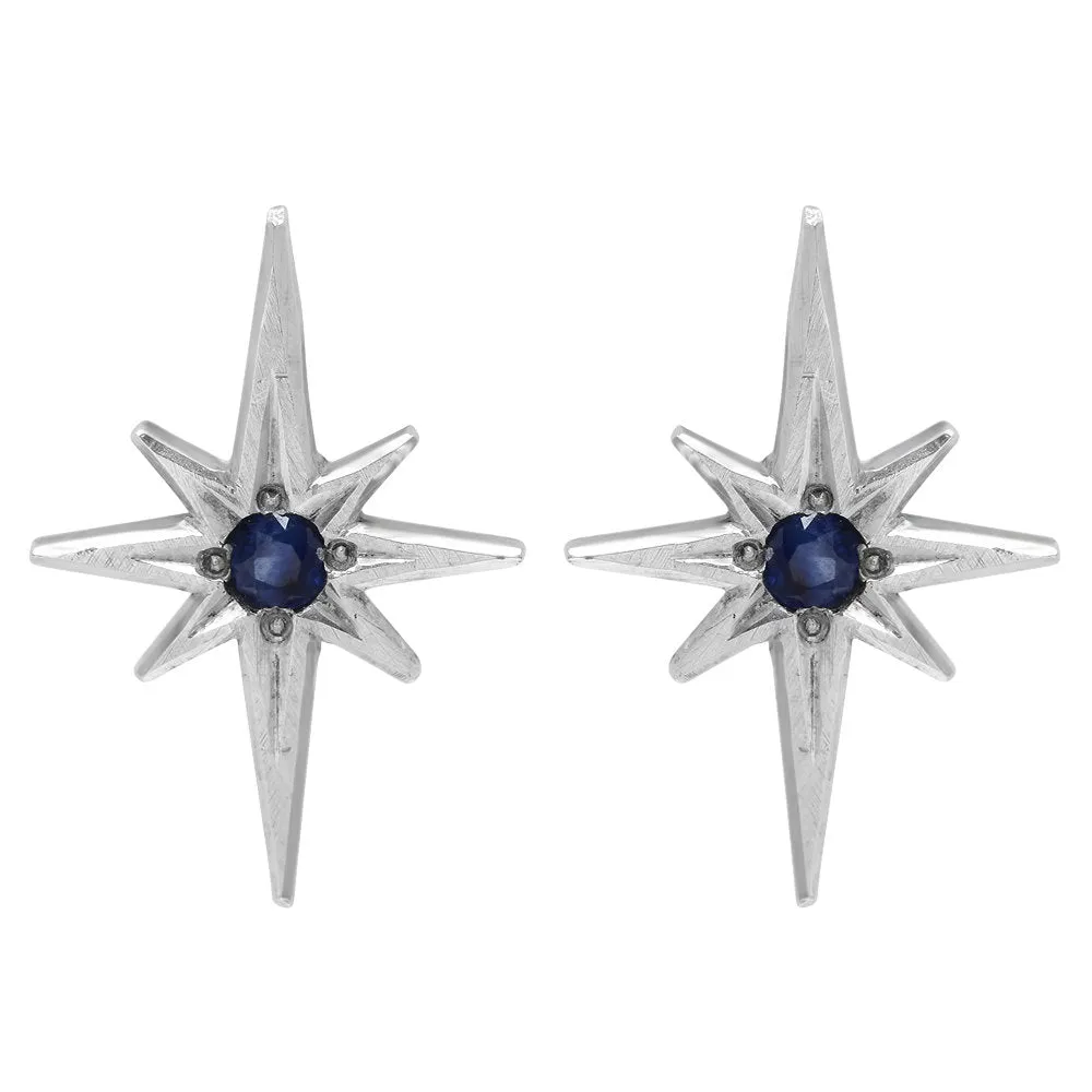 Polaris Sapphire Earrings