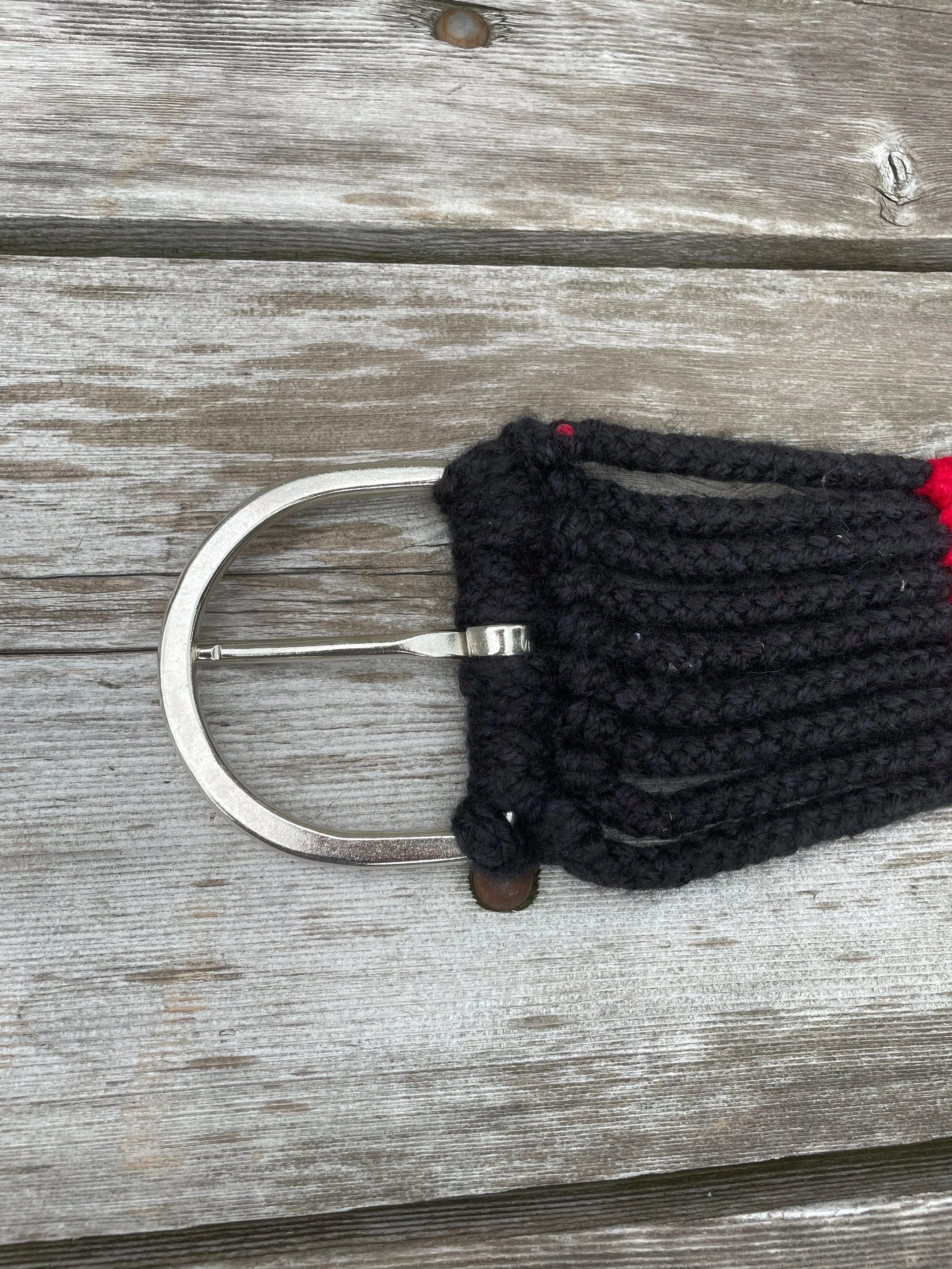 Pony / Mini 9 strand western rope girth with center D rings