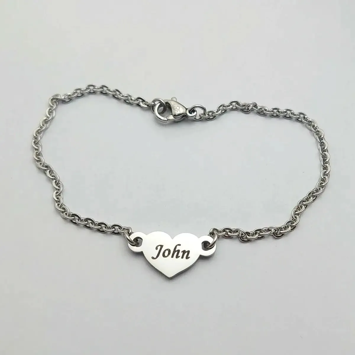 Precious Heart Name Bracelet