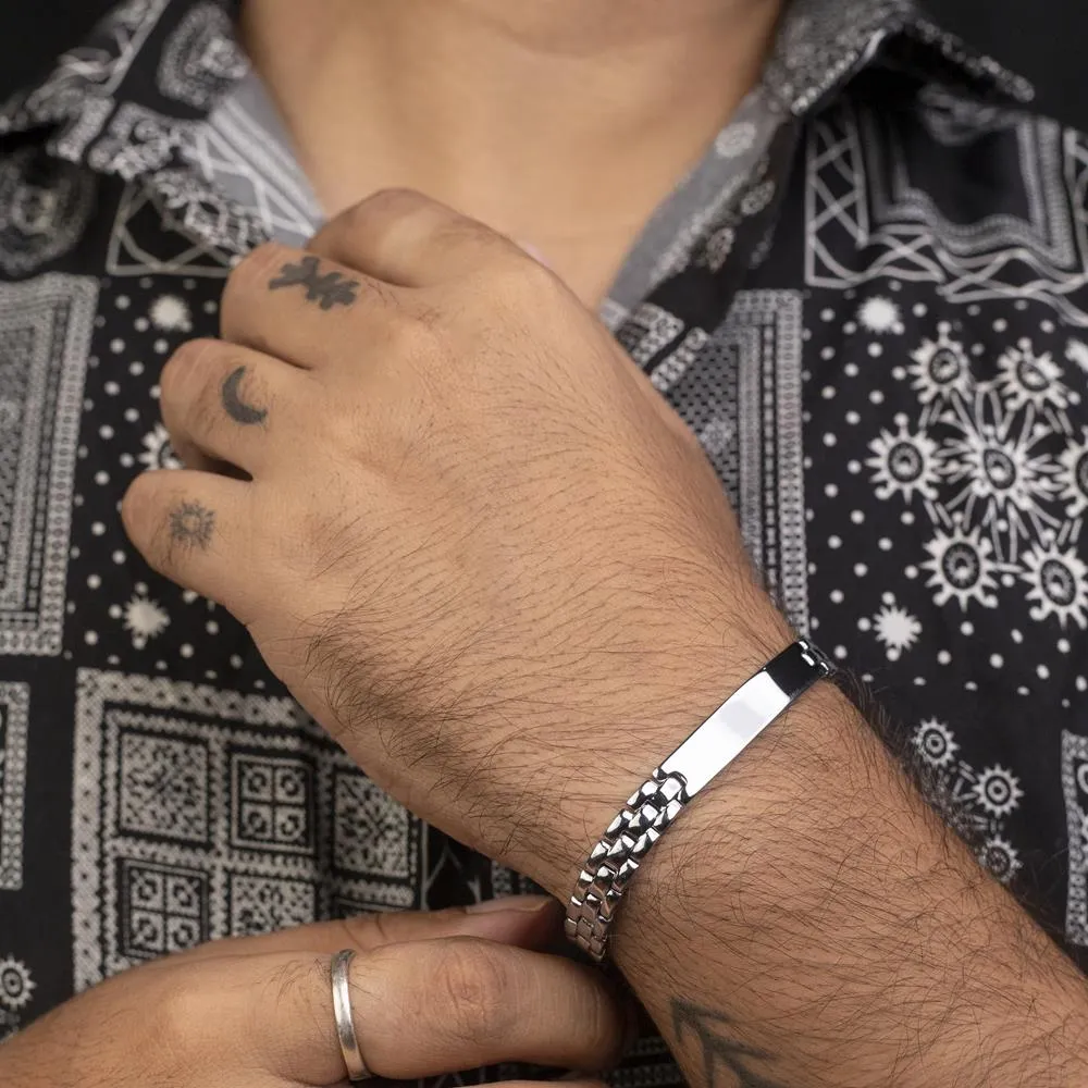 Premium Steel Engravable Bracelets for Men & Women - Available in 4 Colors