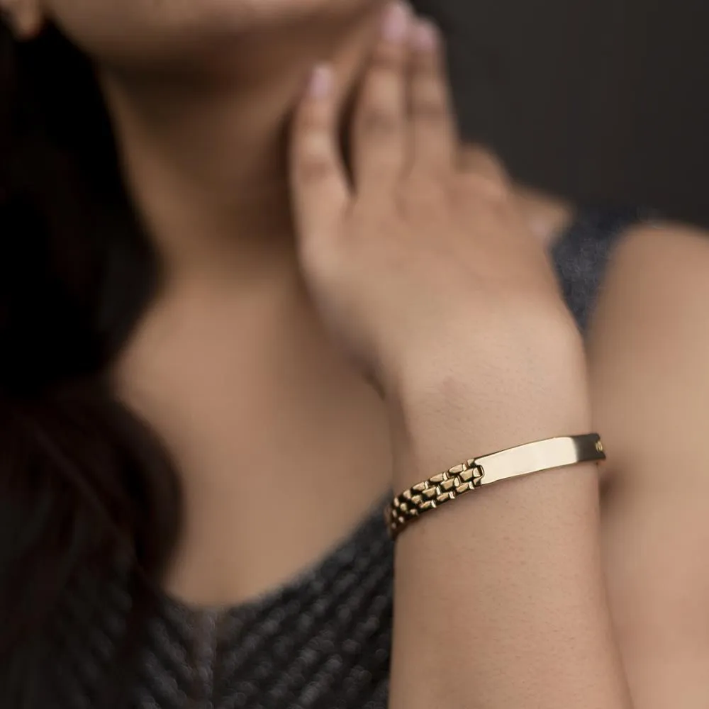 Premium Steel Engravable Bracelets for Men & Women - Available in 4 Colors