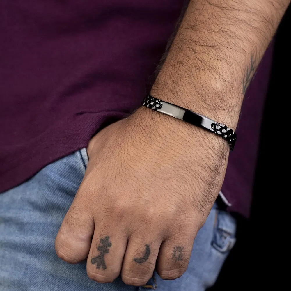 Premium Steel Engravable Bracelets for Men & Women - Available in 4 Colors