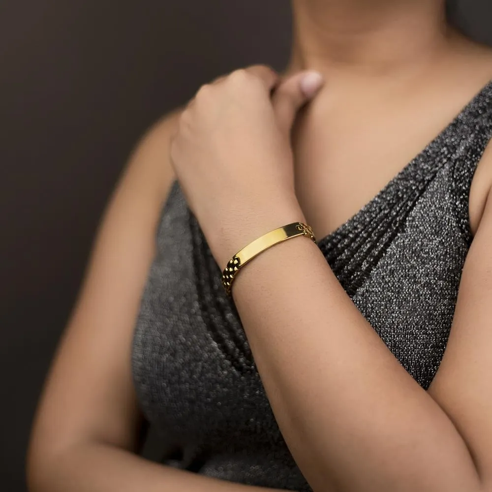 Premium Steel Engravable Bracelets for Men & Women - Available in 4 Colors