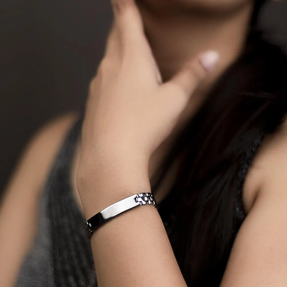 Premium Steel Engravable Bracelets for Men & Women - Available in 4 Colors
