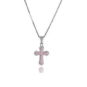 "Vintage Cross Colored Diamond" Necklaces