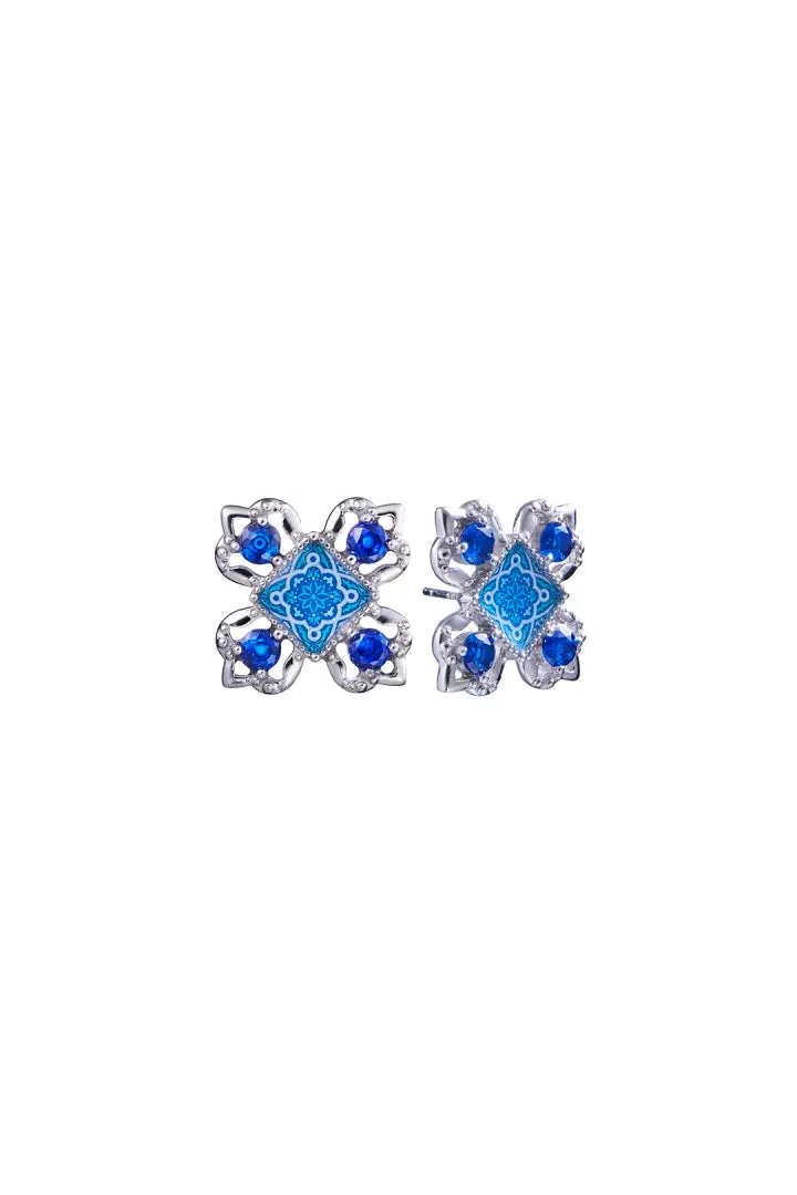 [Rare Bird Collection] Sapphire Symphony Stud Earrings