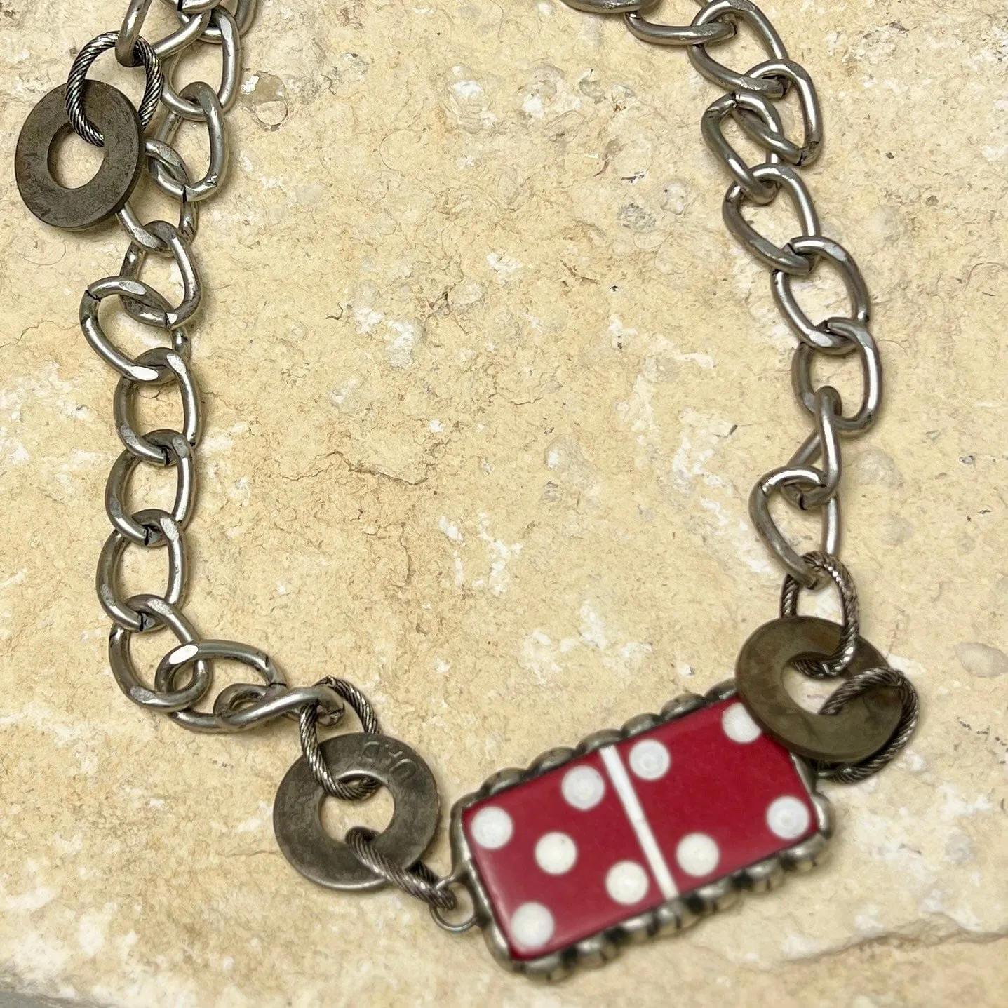 Red Domino Necklace