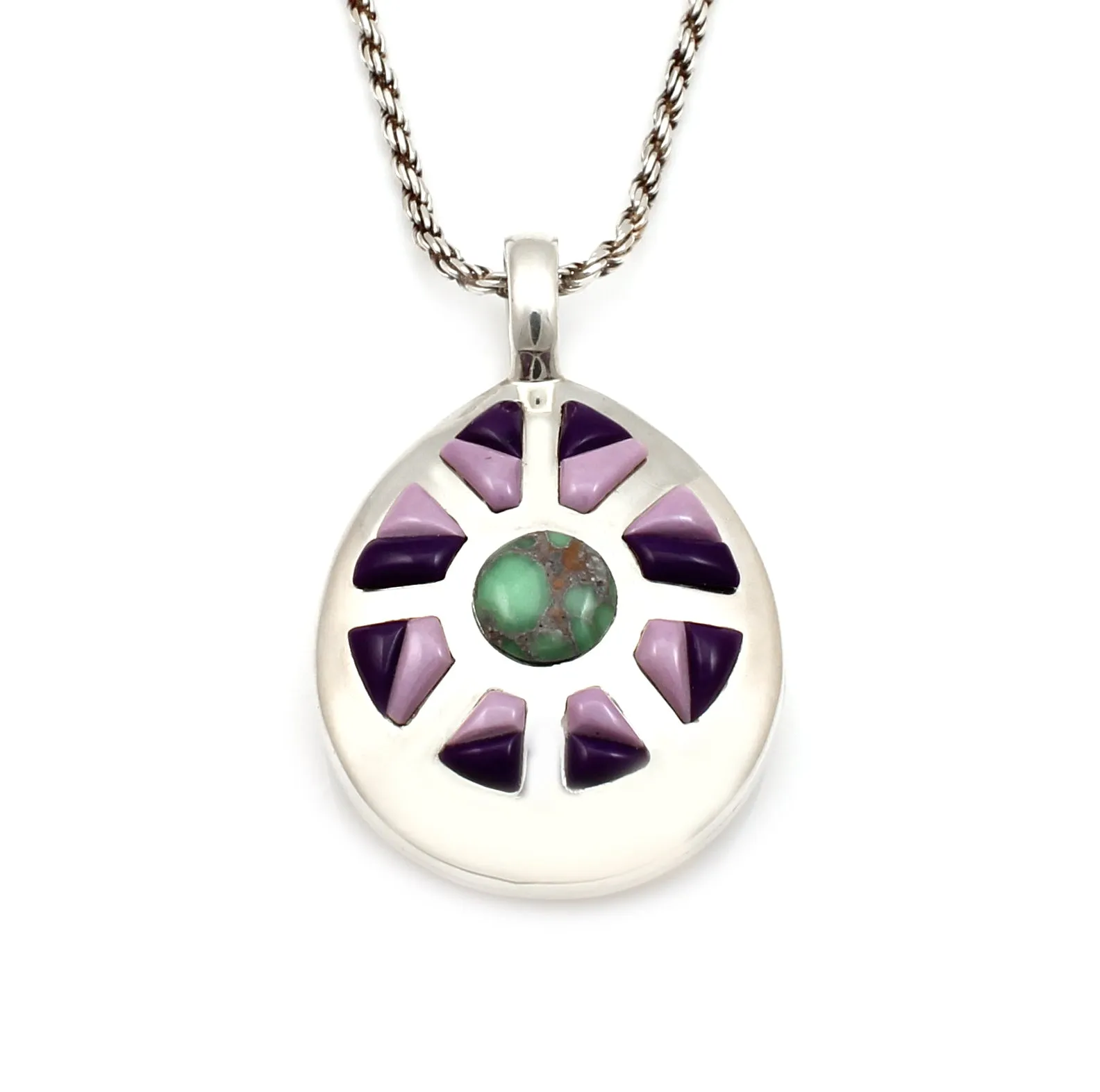 Reversible Tear Drop Pendant