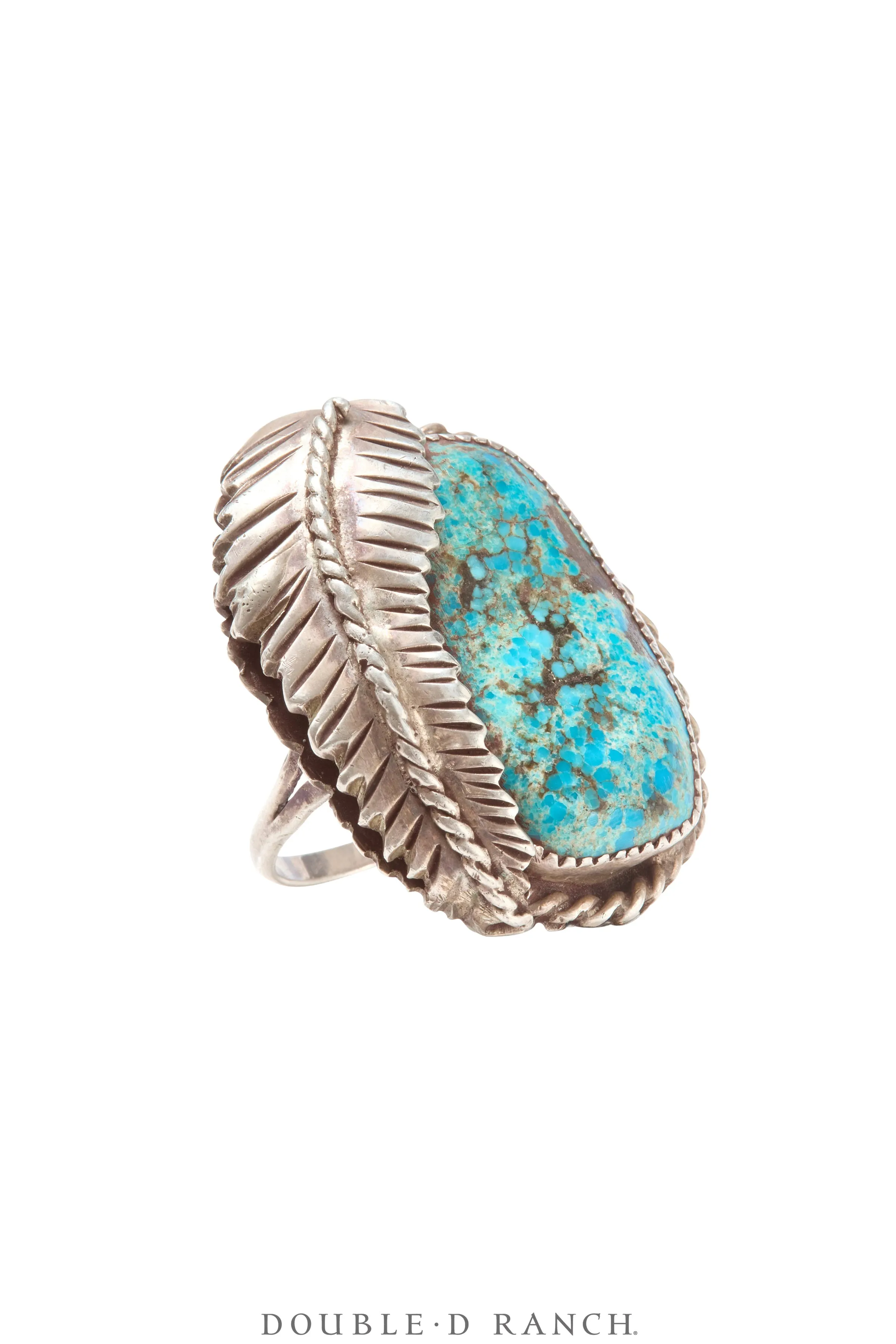 Ring, Natural Stone, Turquoise, Vintage, 1571