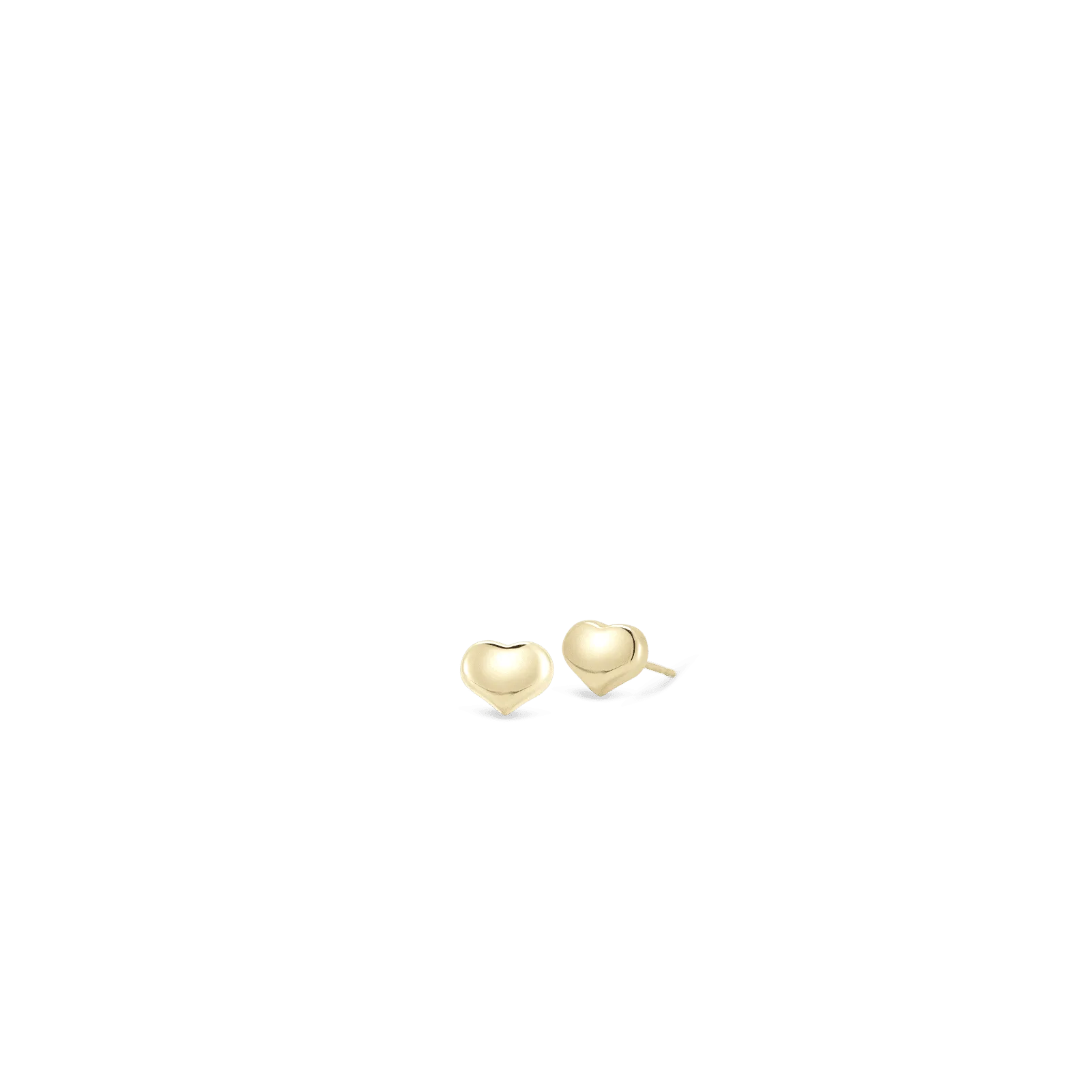 Roberto Coin 18K Yellow Gold Heart Studs