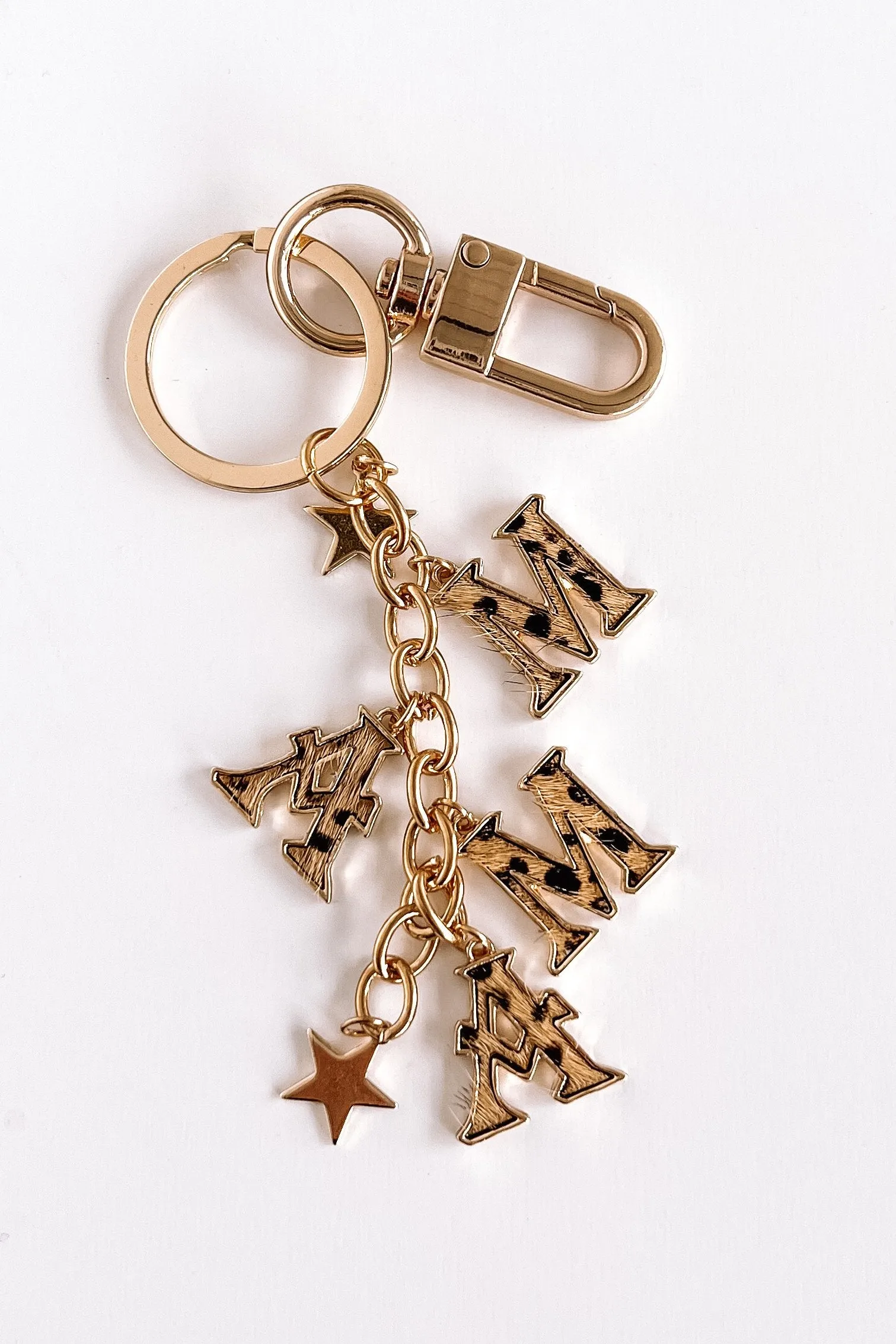 Rockin' "Mama" Key Chain- Gold