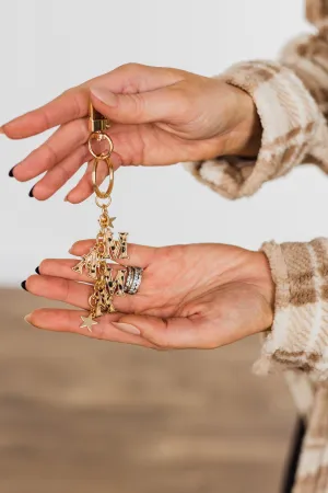 Rockin' "Mama" Key Chain- Gold