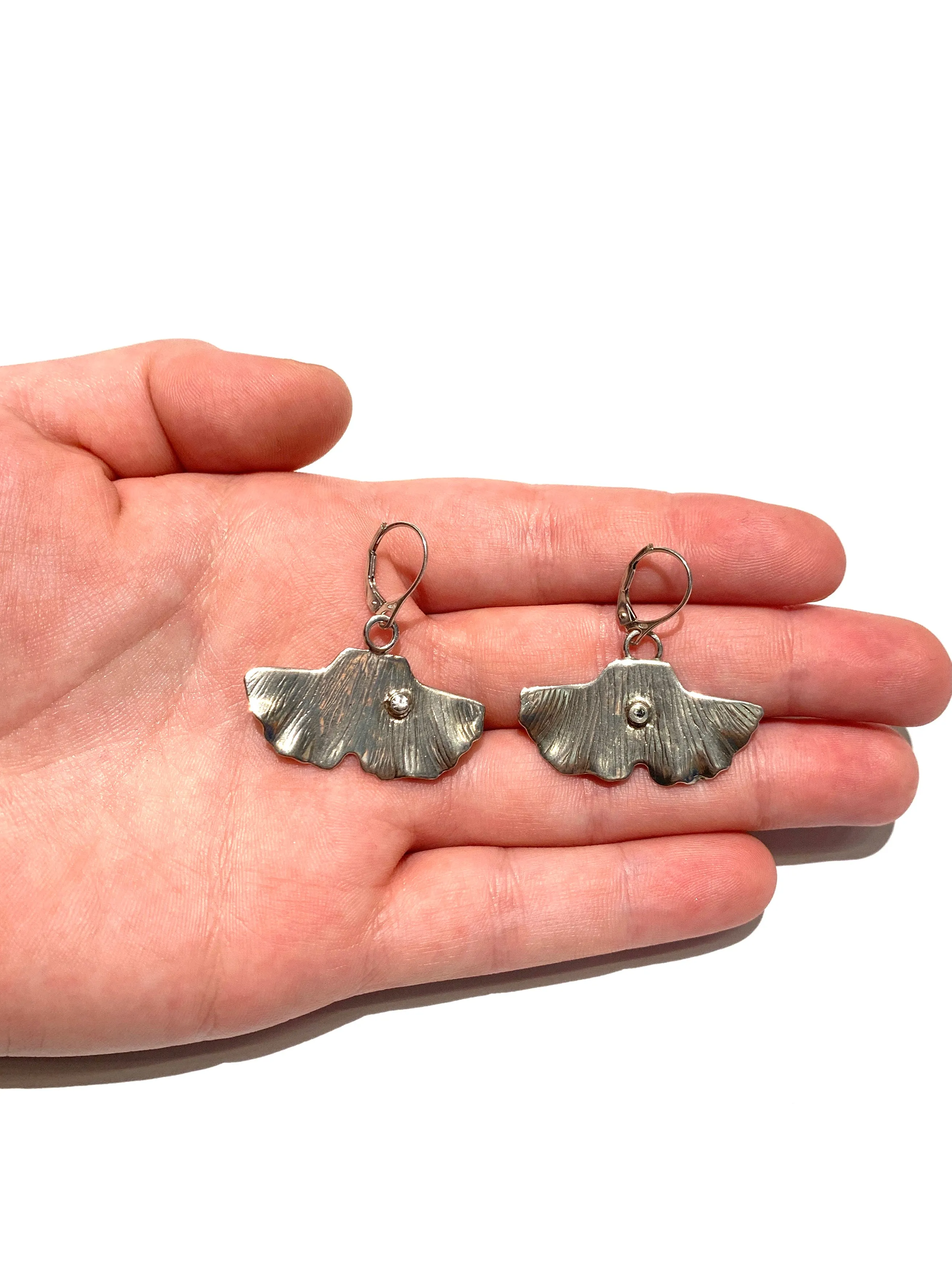 ROQUE DESIGNS- Ginko Asymmetric Dangle Earrings