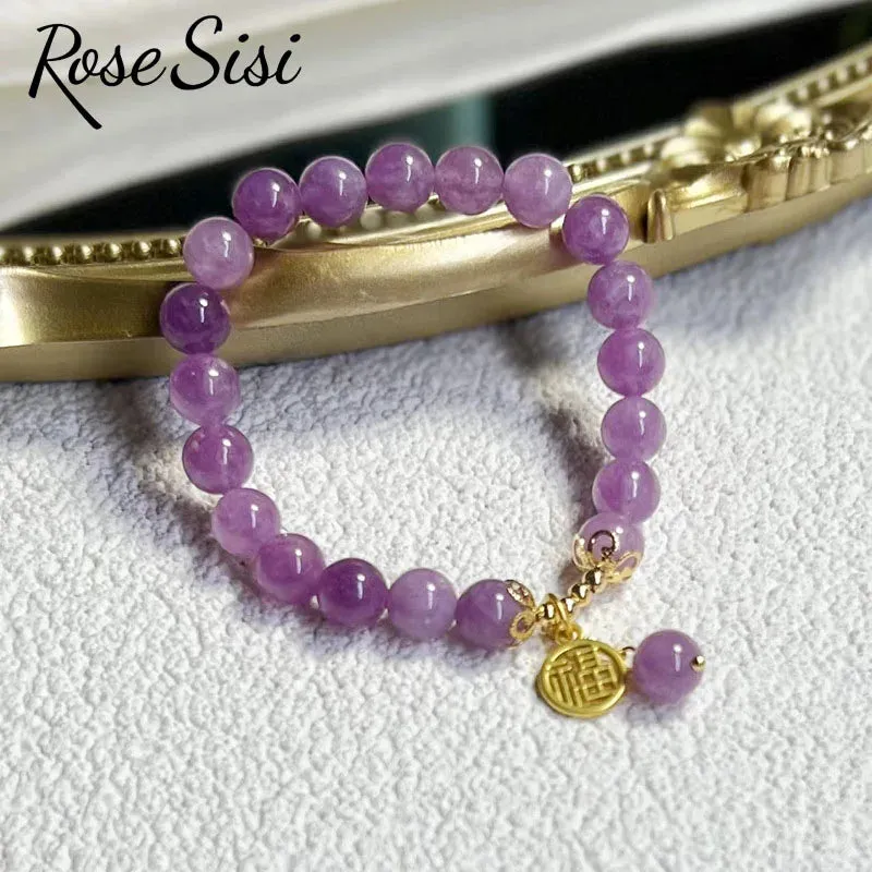 Rose sisi New Chinese style crystal bracelet for women color  jewelry handmade women's bracelet transfer present for gift