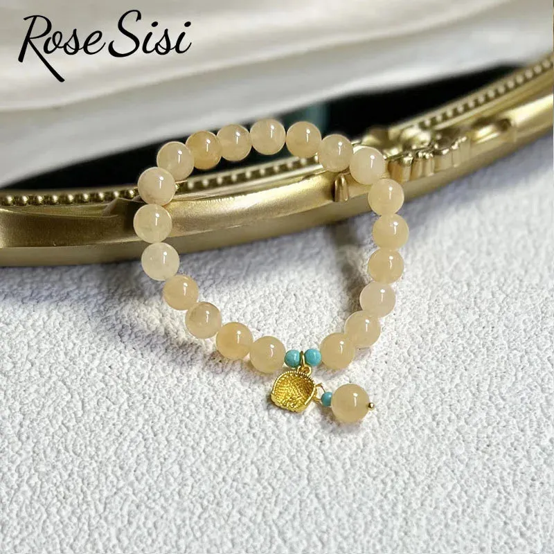 Rose sisi New Chinese style crystal bracelet for women color  jewelry handmade women's bracelet transfer present for gift