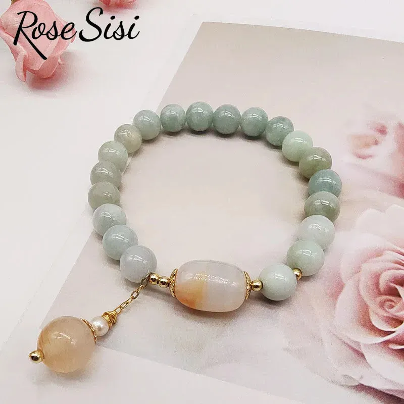 Rose sisi New Chinese style crystal bracelet for women color  jewelry handmade women's bracelet transfer present for gift