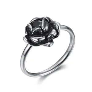 Rose Stone Knuckle Ring