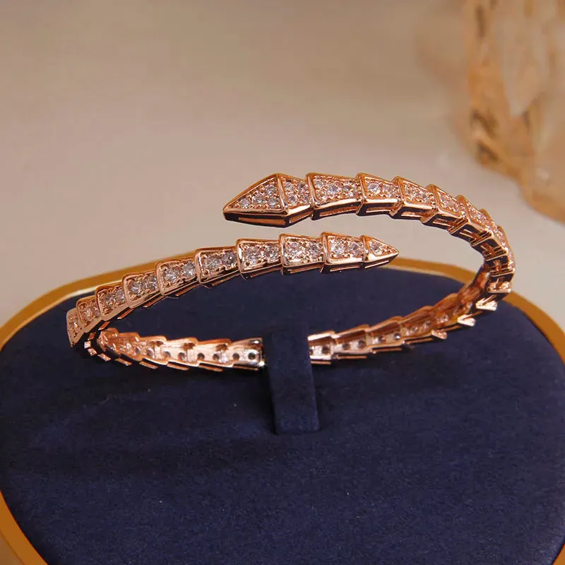 Roségoldene Schlange Deluxe | Armband