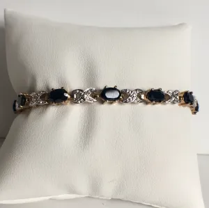 Sapphire and Diamond Bracelet