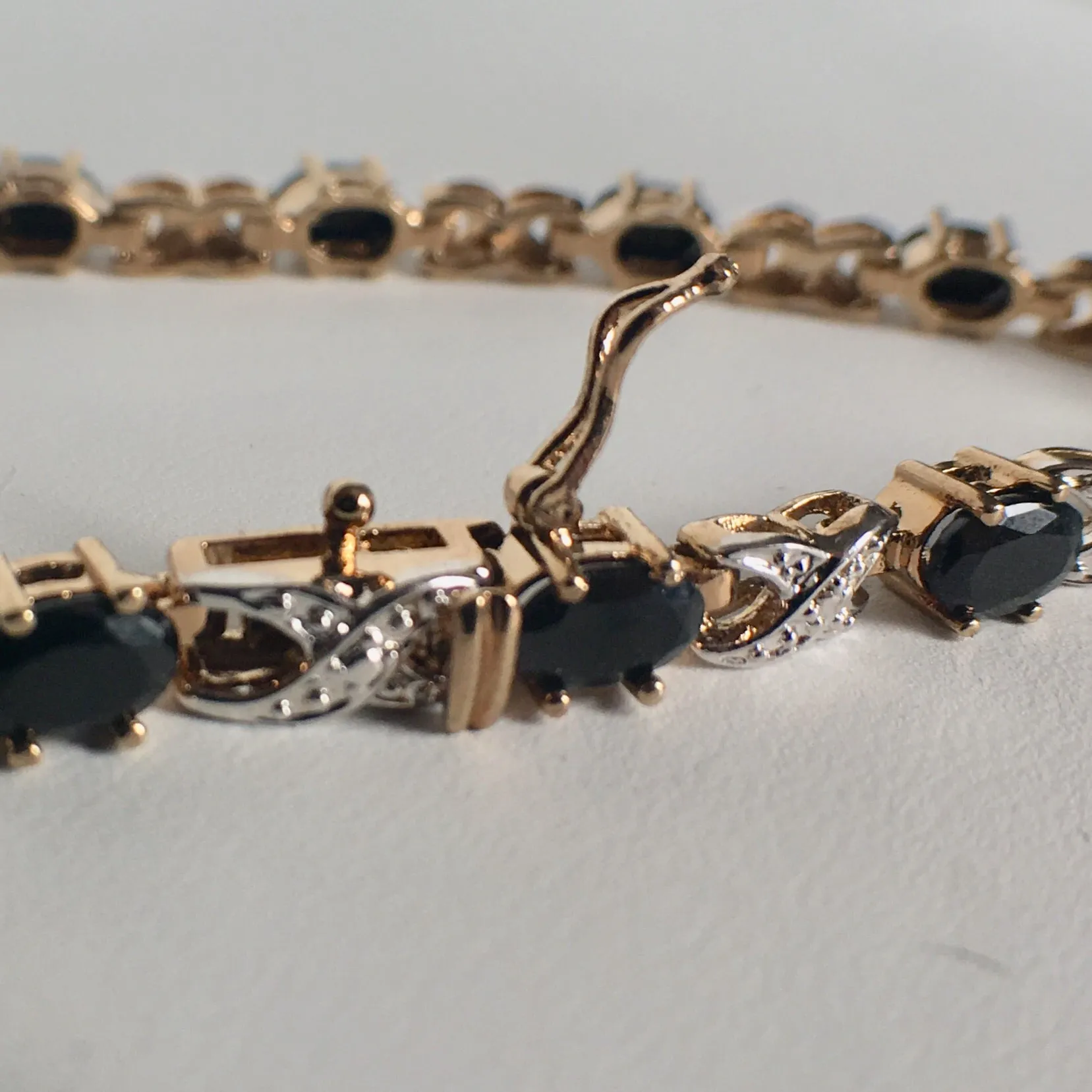 Sapphire and Diamond Bracelet