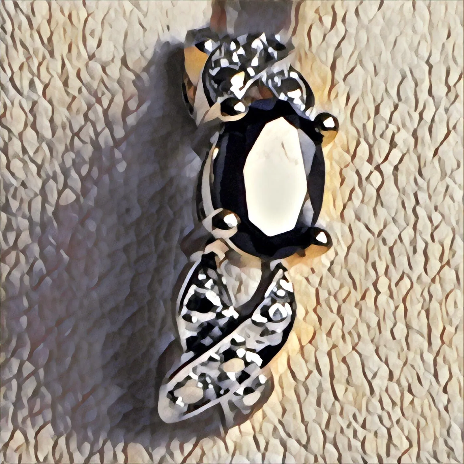 Sapphire and Diamond Earrings