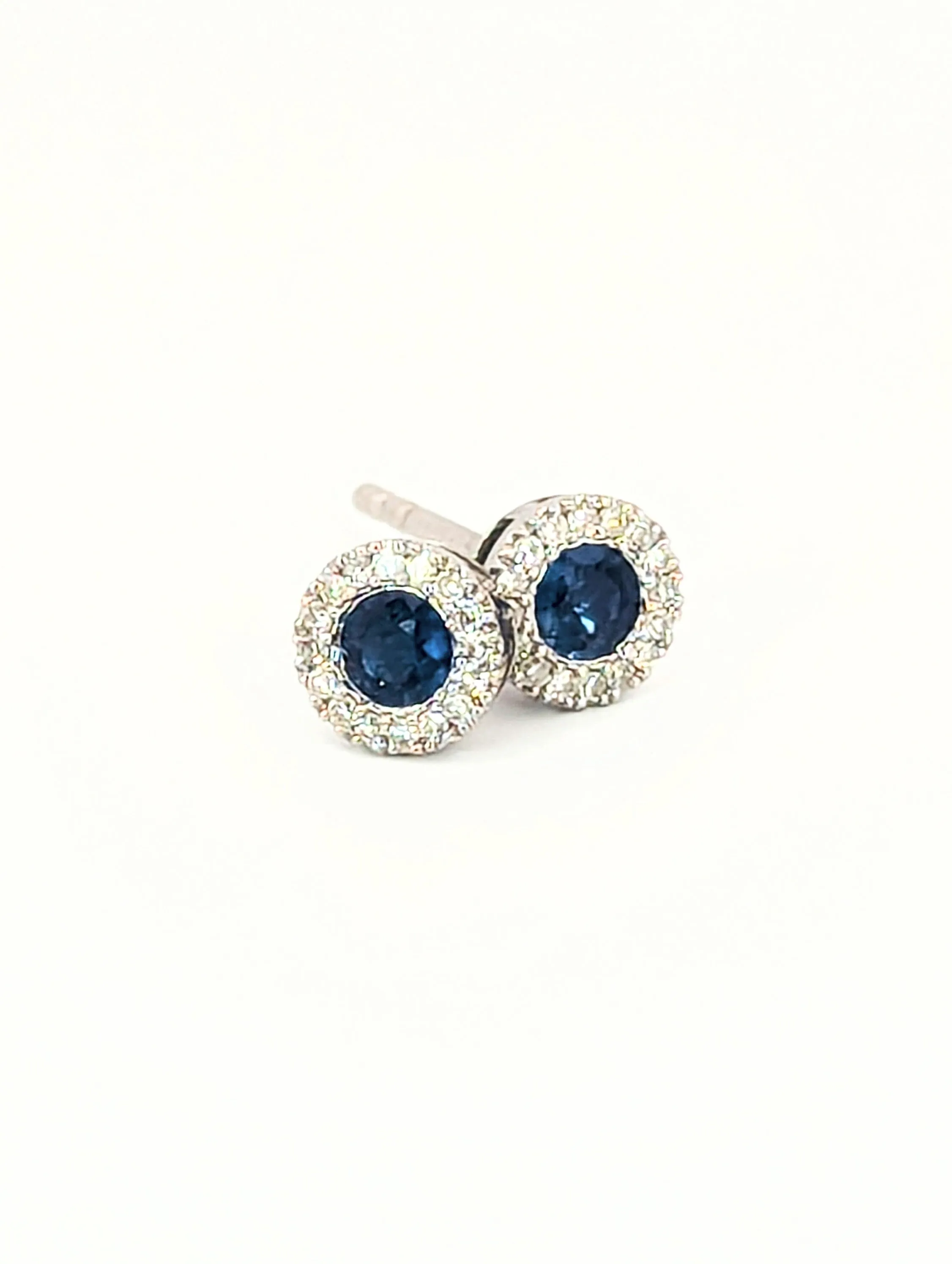 Sapphire and Diamond Earrings