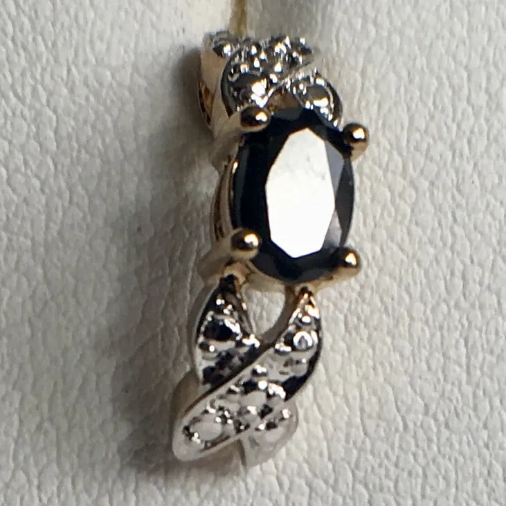 Sapphire and Diamond Earrings