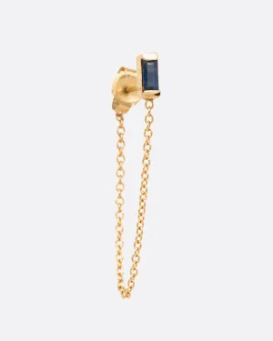 Sapphire Galana Chain Earring