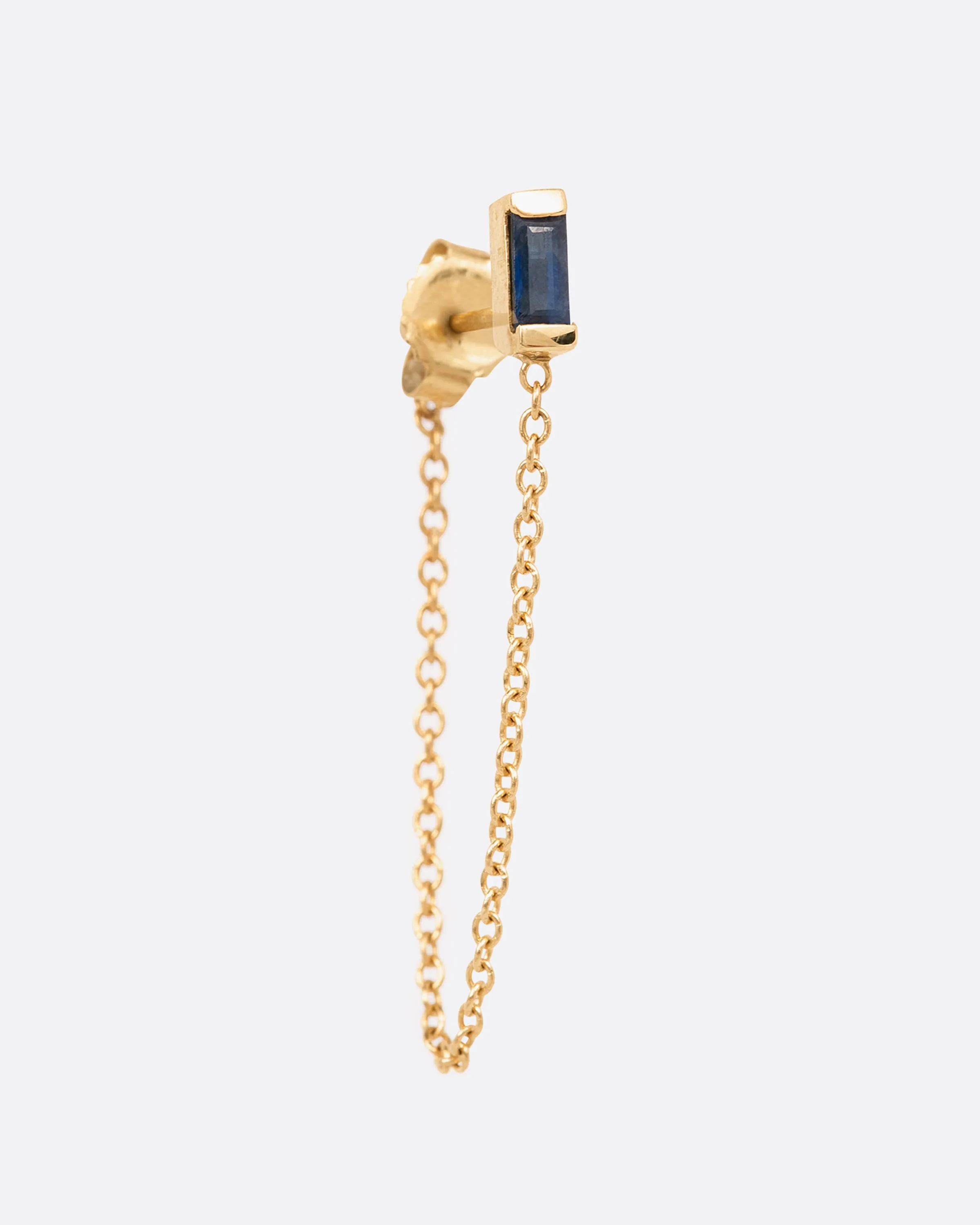 Sapphire Galana Chain Earring