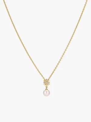 Sapphire Star Pearl Necklace