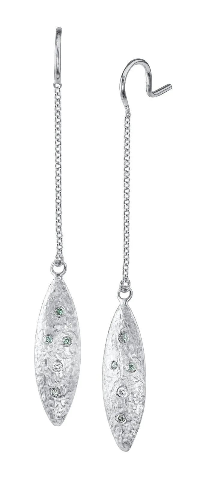 Sea Gold with Diamond Earrings