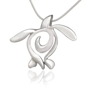 Sea Turtle Necklaces Sterling Silver- Turtle Gifts for Women, Honu Turtle Necklaces, Gifts for Turtle Lovers, Turtle Charms, Sea Life Jewelry