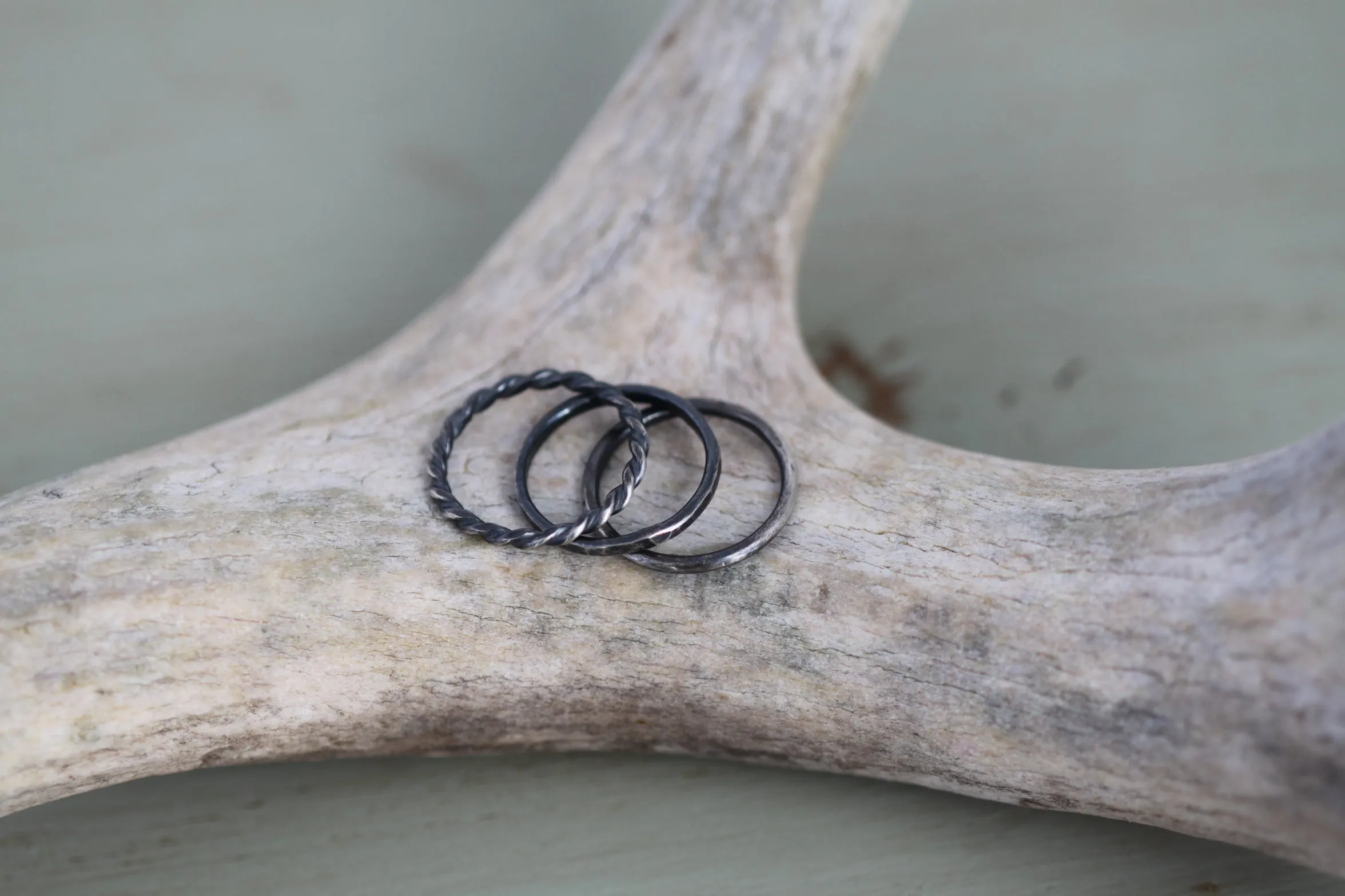 Set of 3 Customizable Stacking Rings