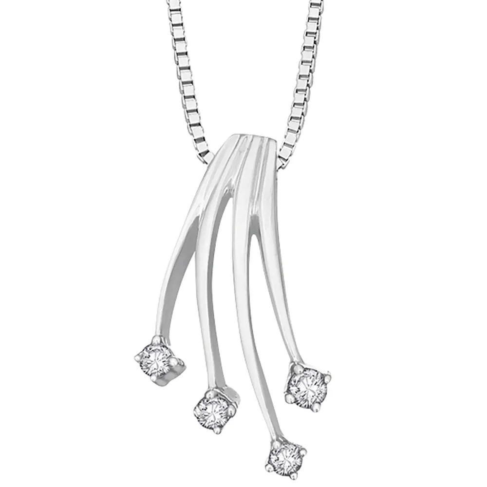Shooting Star Diamond Pendant