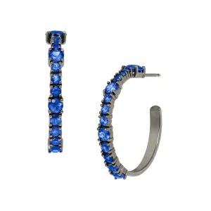 Signature Assorted Size Stone Hoops