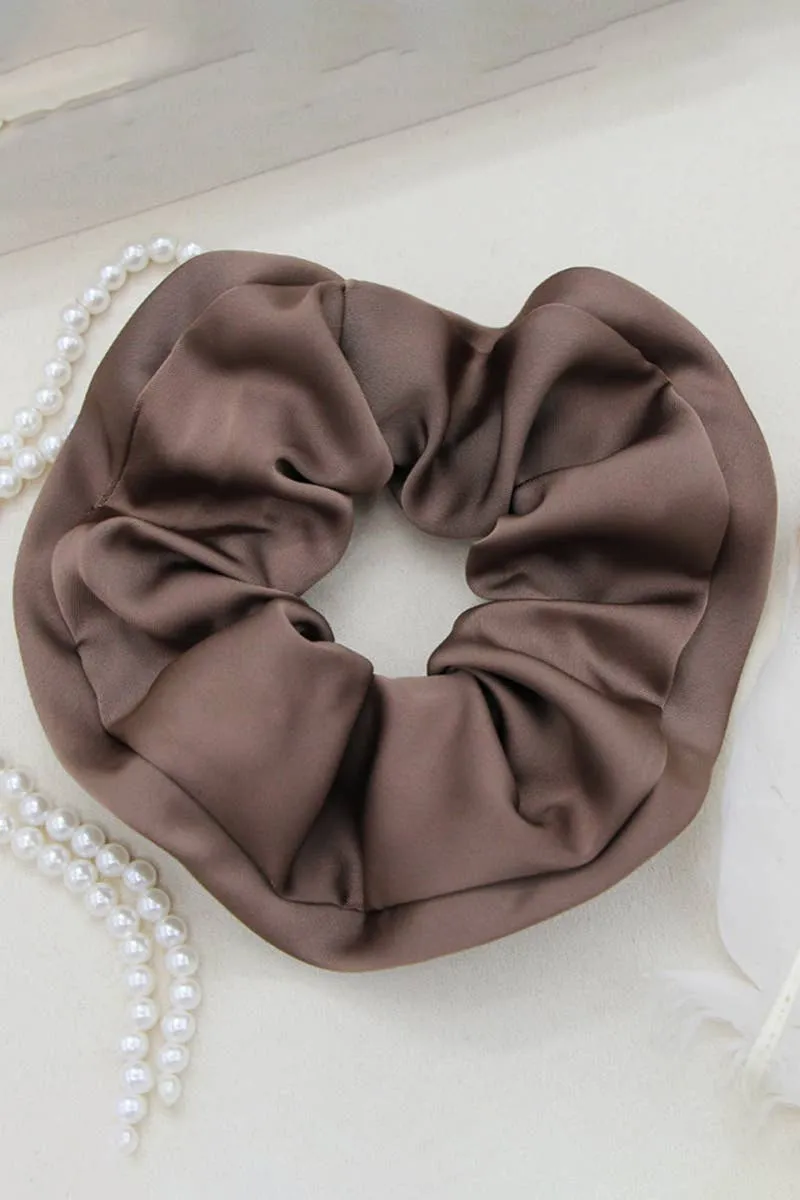 SILK SOLID COLOR SCRUNCHIE