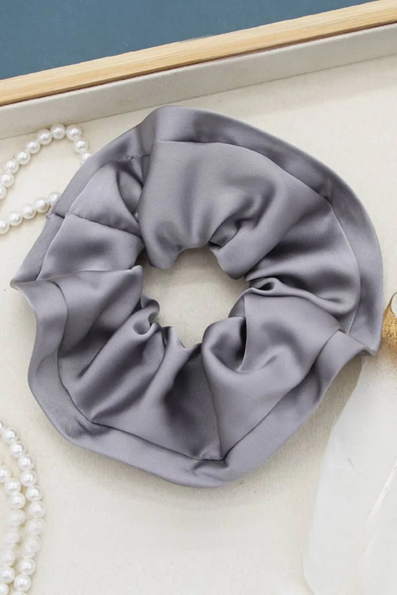 SILK SOLID COLOR SCRUNCHIE