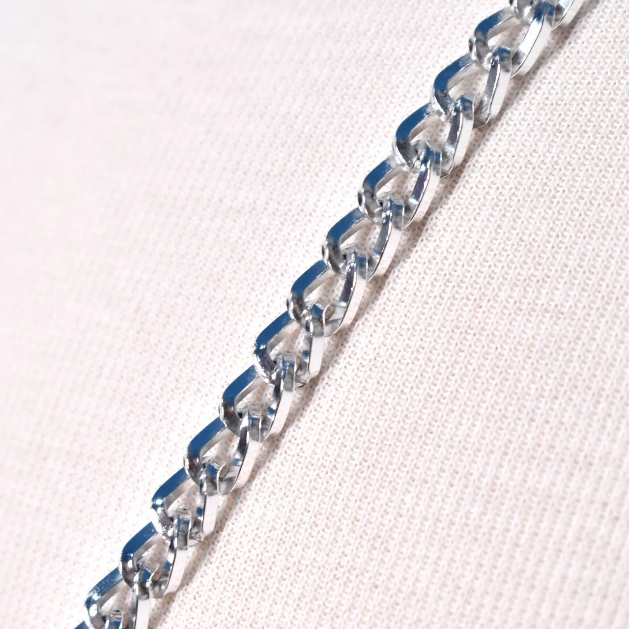 Silver Double Necklace Set