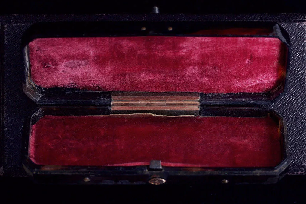 Small Georgian Case with Miniature Painting